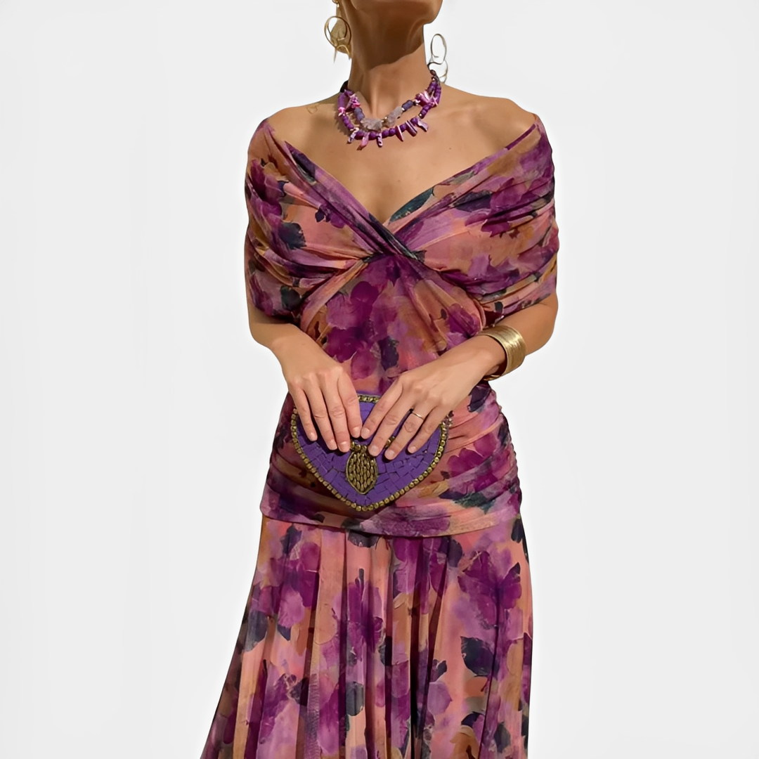Narvina - Stilvolles Damen-Blumenkleid