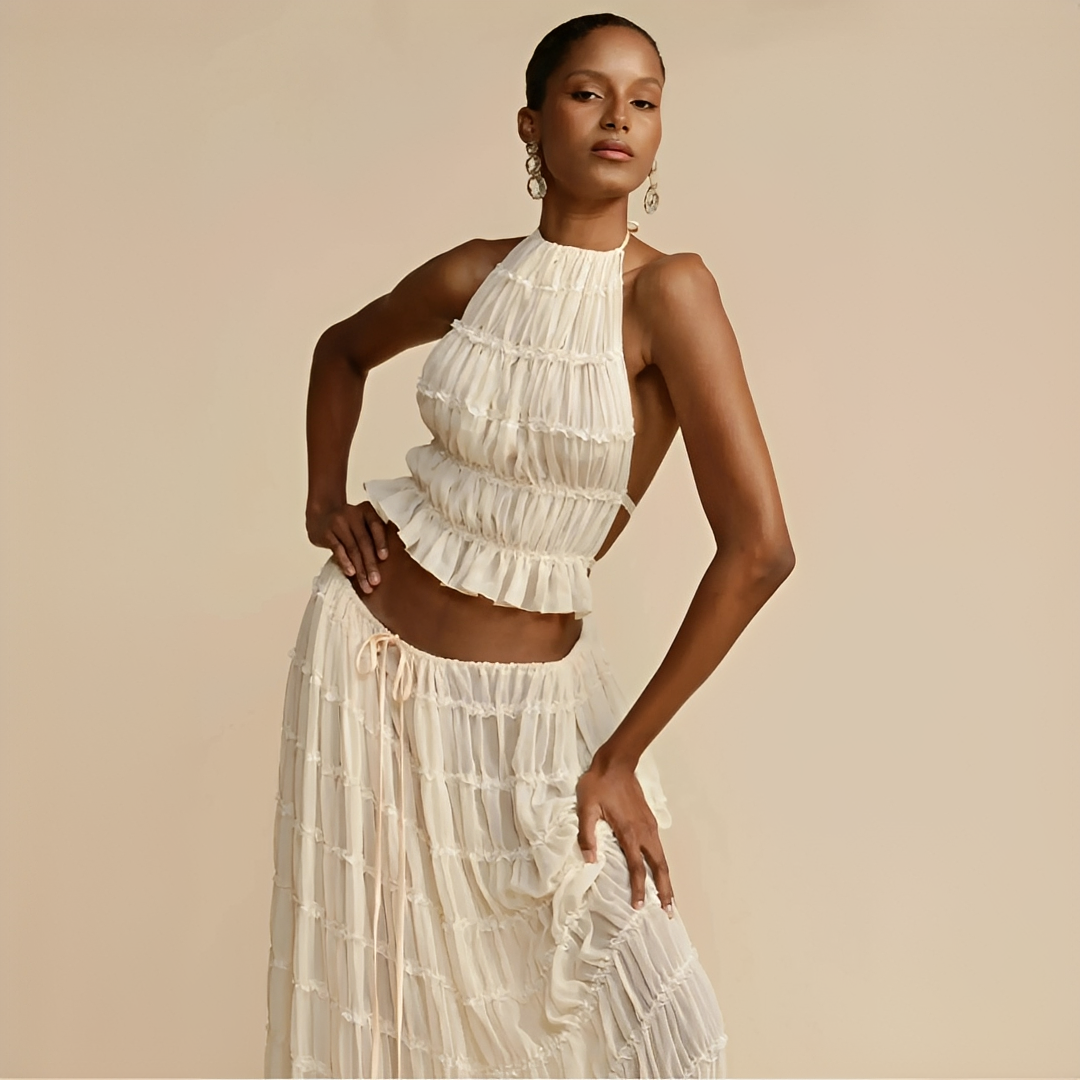 Kalea - Set aus Top und Sommerrock für Frauen