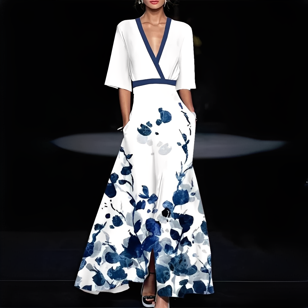 Genesa - Modisches Kleid mit kurzen Ärmeln für Damen