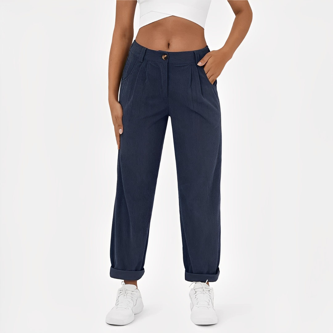 Janice - Trendige Damen-Cordhose