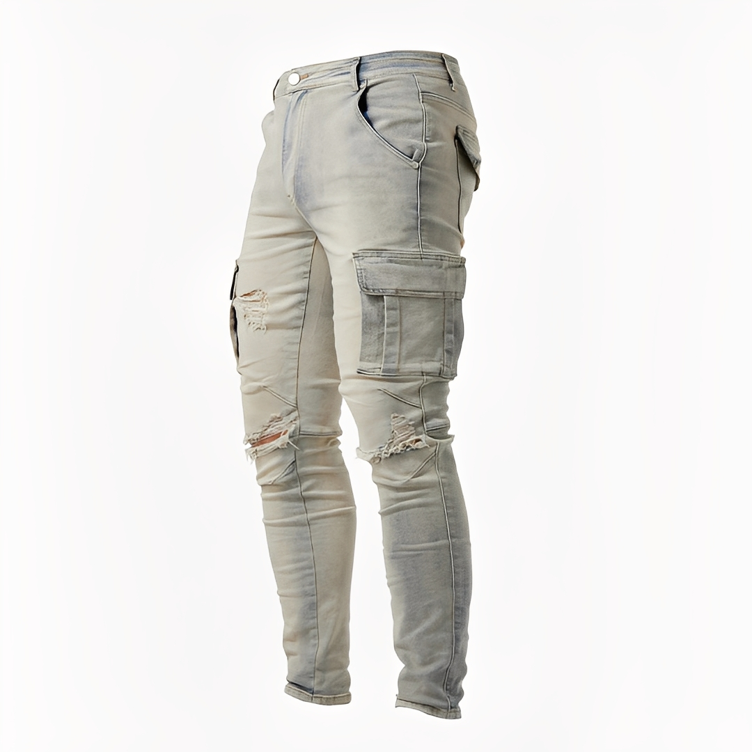Clarence - Elastische Cargo-Hose für Herren