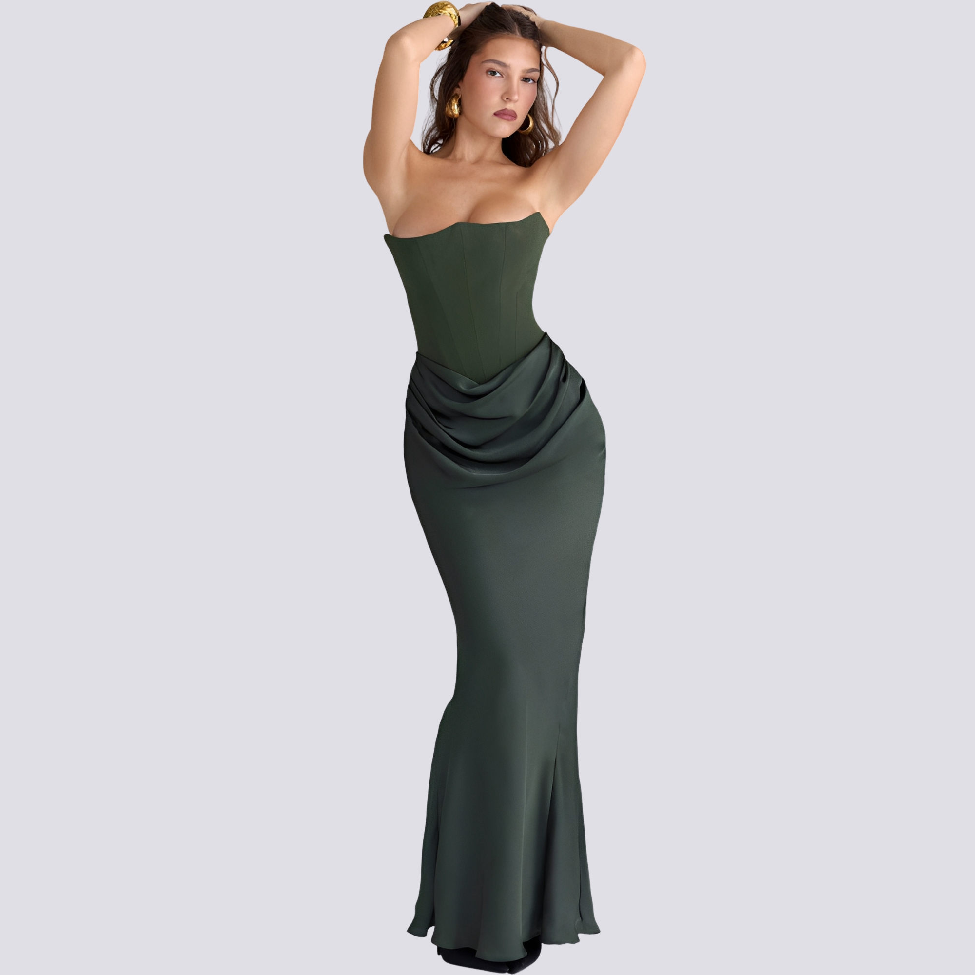 Sally - Stilvolles Korsettkleid für Damen mit schulterfreier Gestaltung