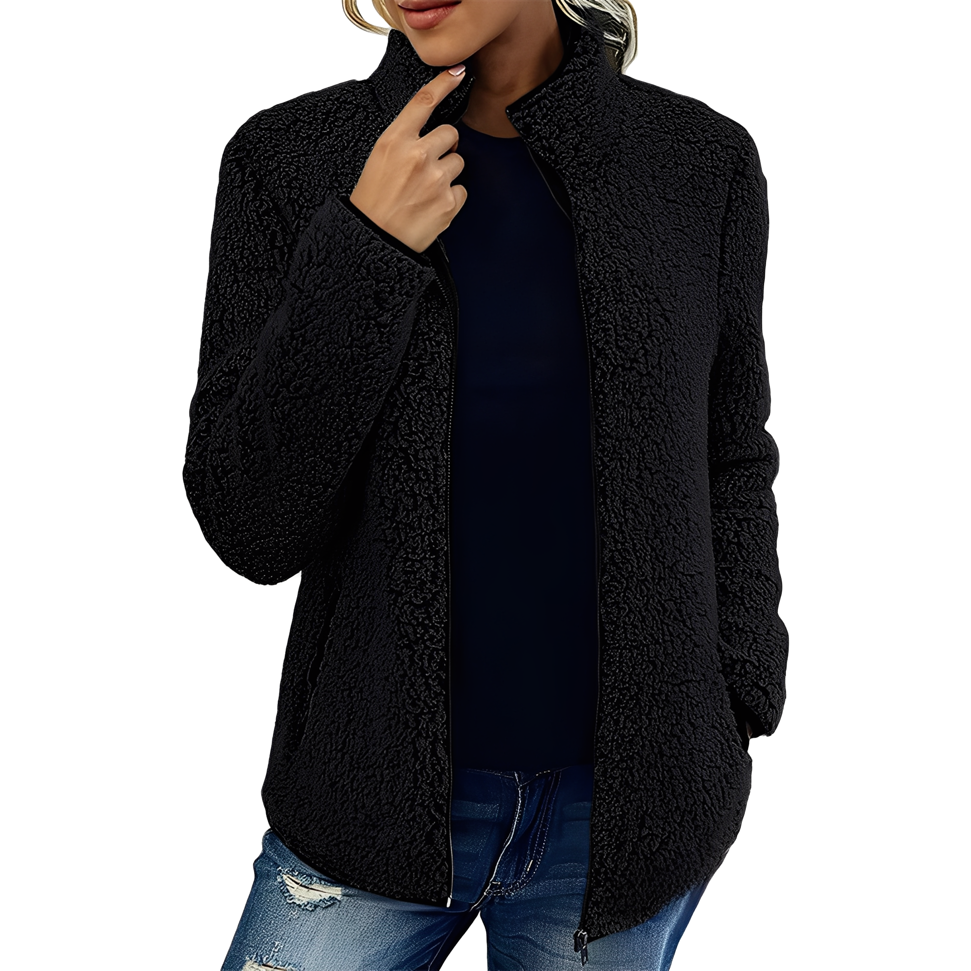 Larissa - Stilvolle und warme Damen-Fleecejacke