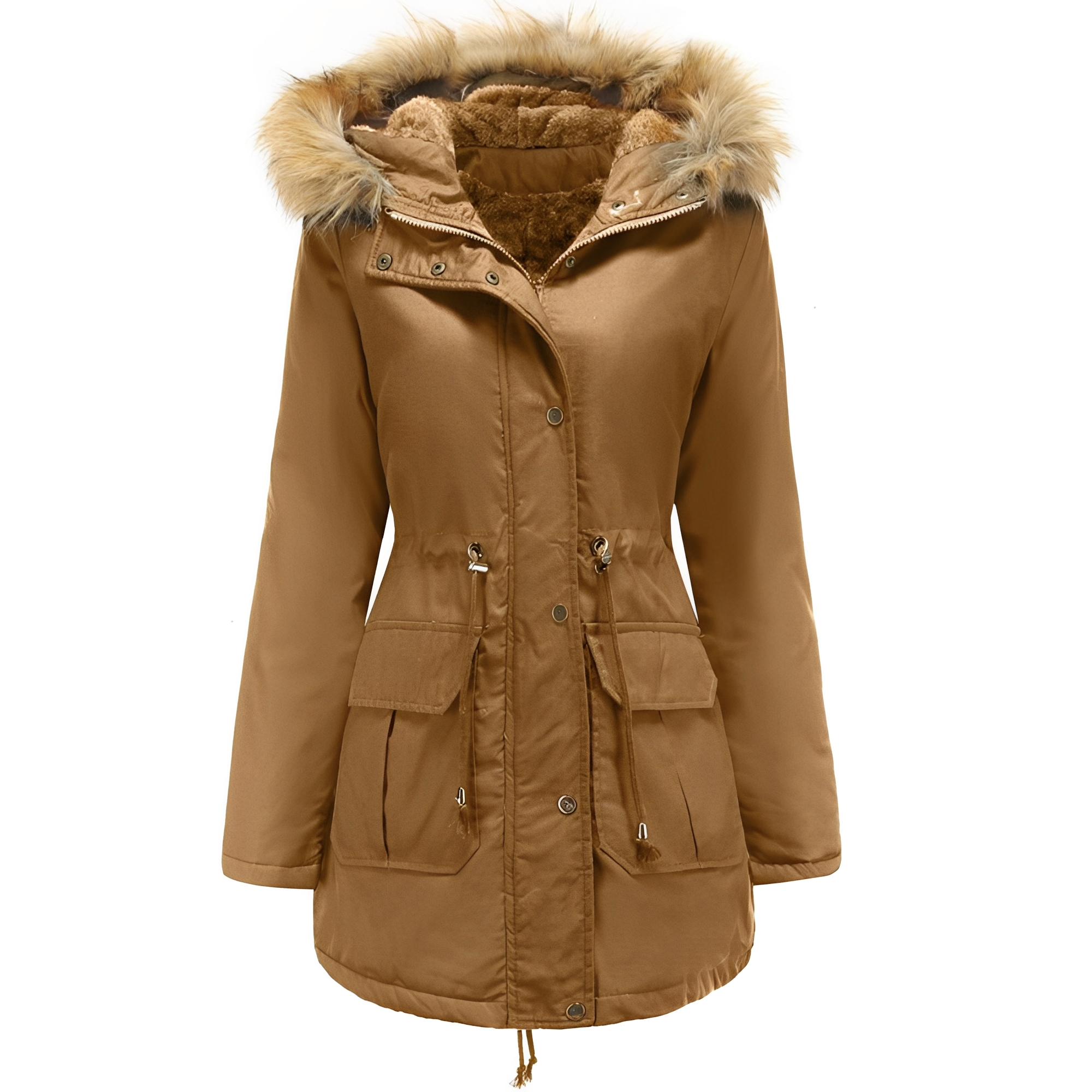 Nordica - Moderne Parka-Jacke mit Fellkragen für Damen