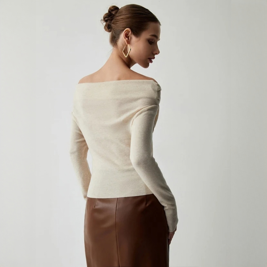 Yasmin - Elegantes trägerloses Top