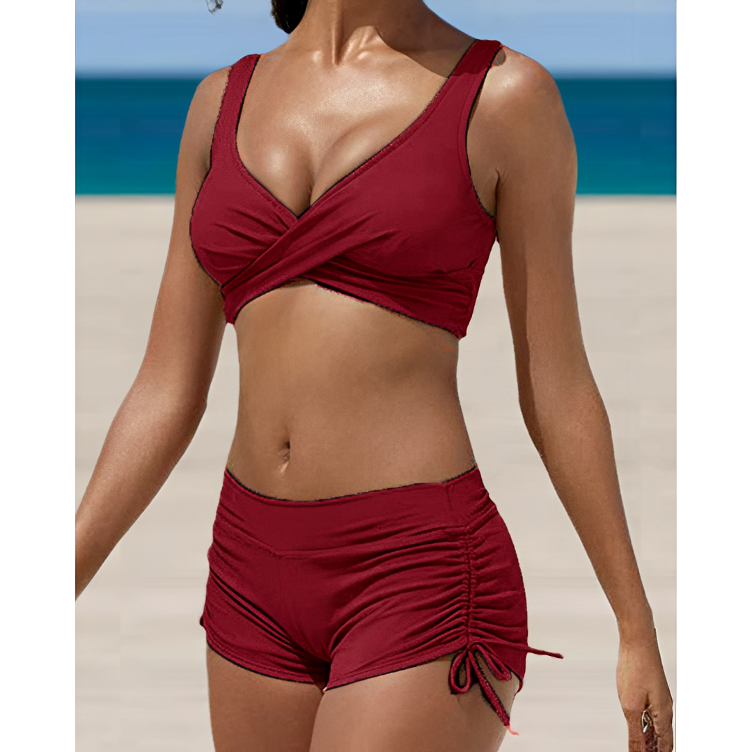 Reina – Modischer hochgeschnittener Bikini