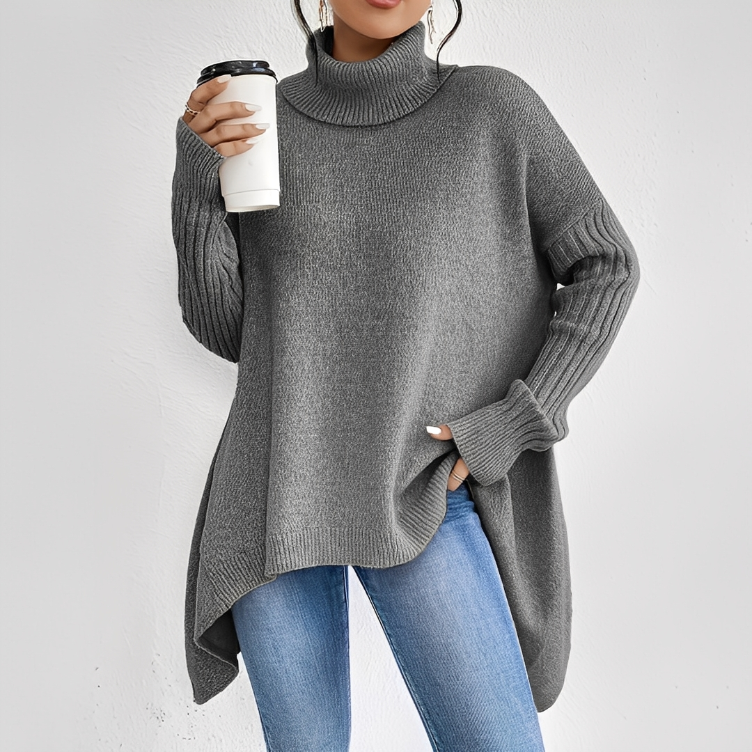 Maëlle – Damen-Rollkragenpullover mit klassischer Silhouette
