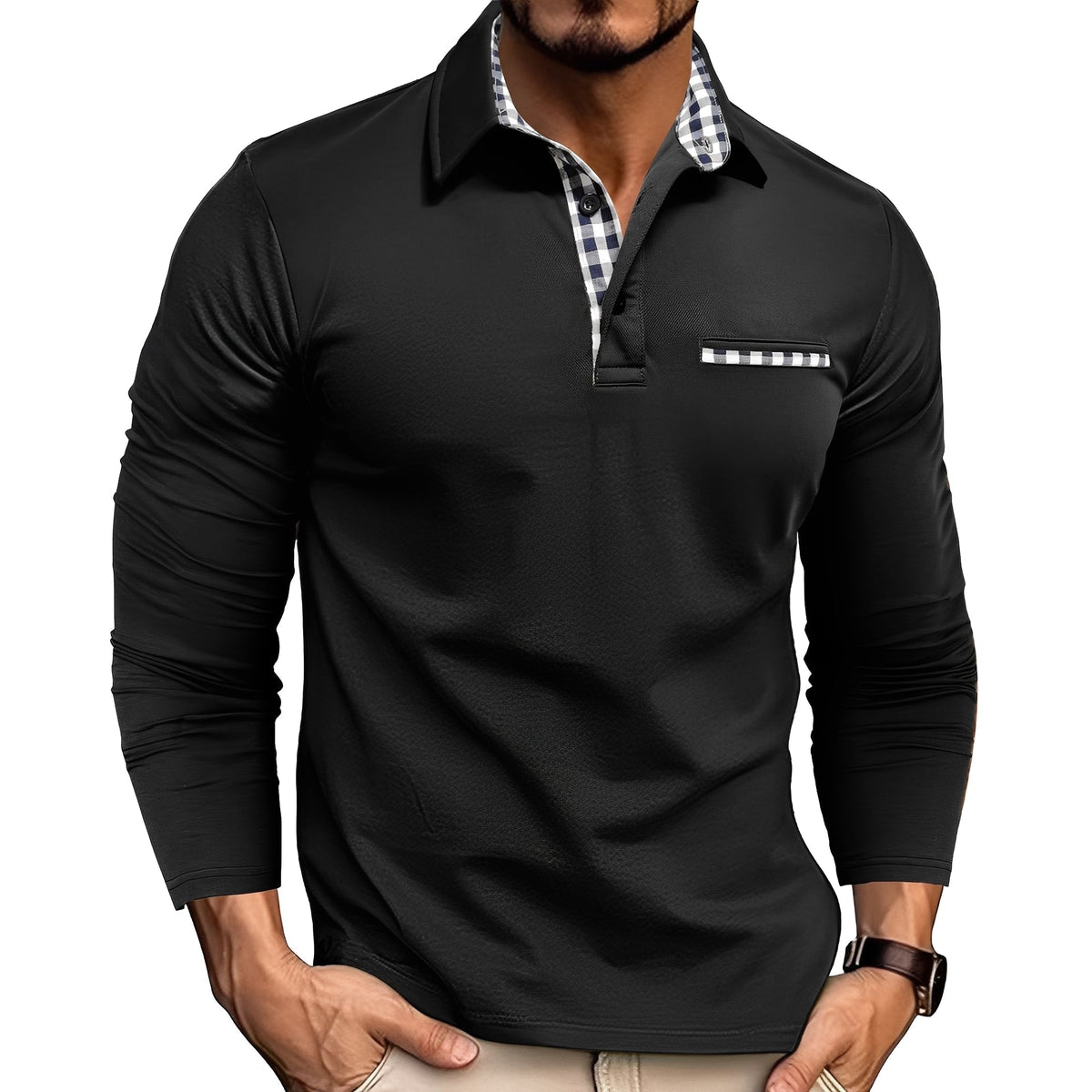 Charel - Langlebiges Langarmshirt