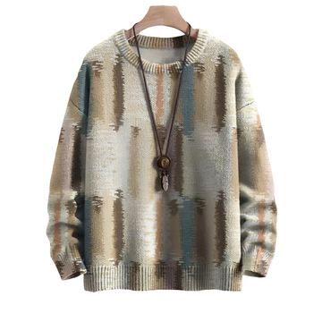Eugene - Eleganter gestreifter Wollpullover für Herren