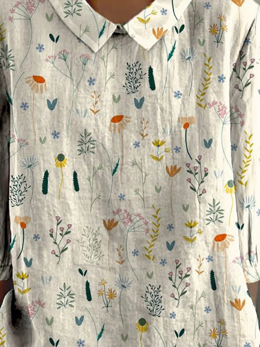 Raelyn - Bluse mit wilden Blumen