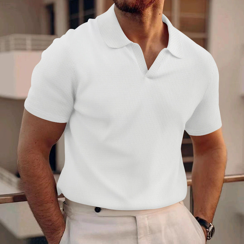 Ollie - Lässiges gepunktetes Polo für Männer