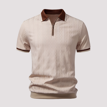 Bryn - Trendiges Zip-Poloshirt
