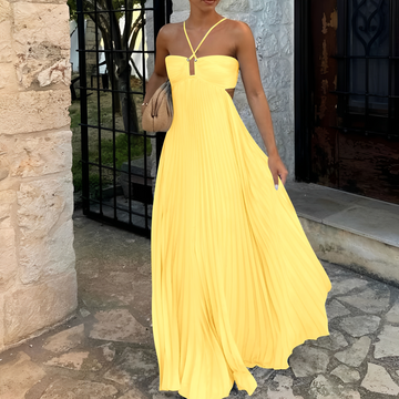 Marnie - Schickes Maxikleid mit Falten für Frauen