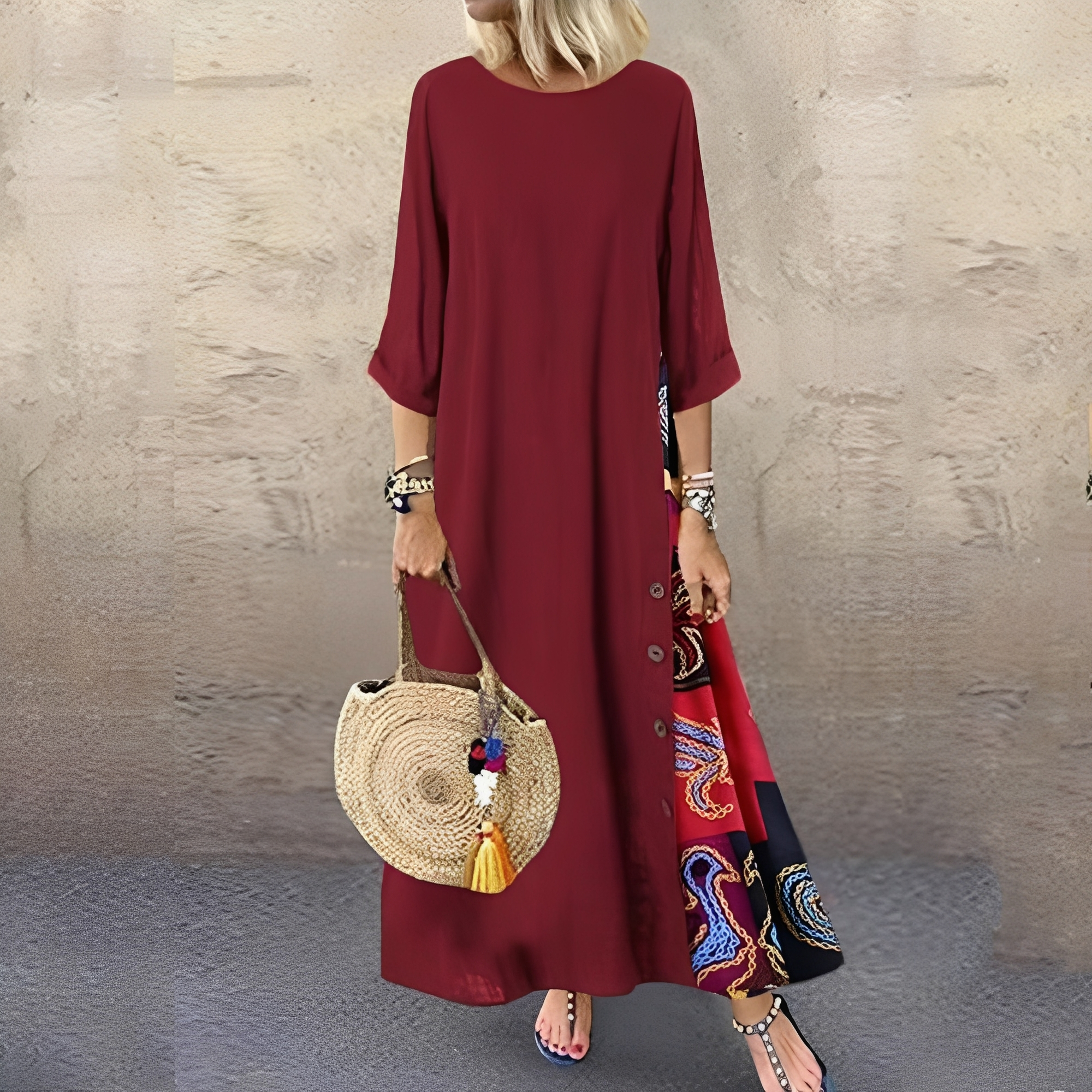 Abby - Klassisches Damen-Blumenkleid
