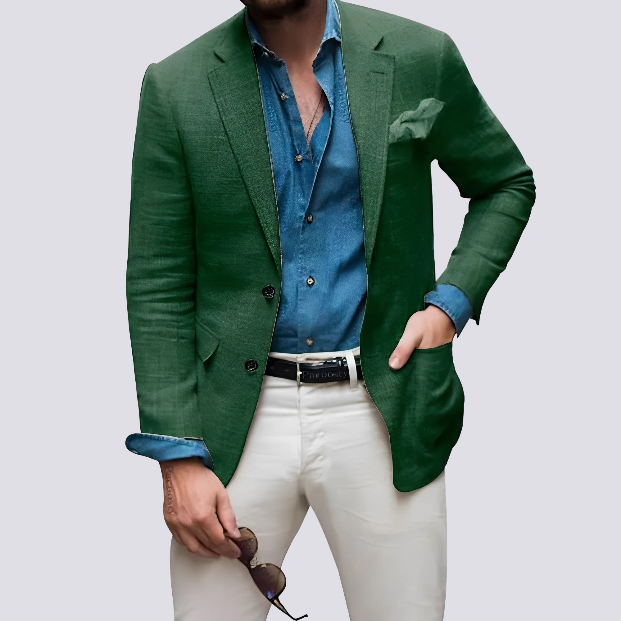 Glenn - Elegante Jacke für Männer mit Knöpfen