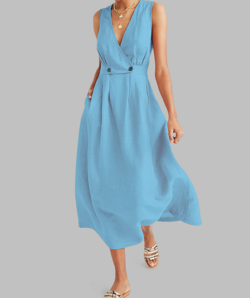 Ärmelloses Damen-Maxikleid