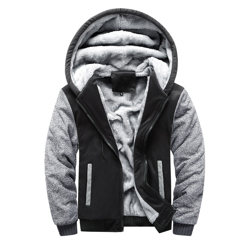 Russell - Stilvolle Samtjacke für Herren mit Kapuze