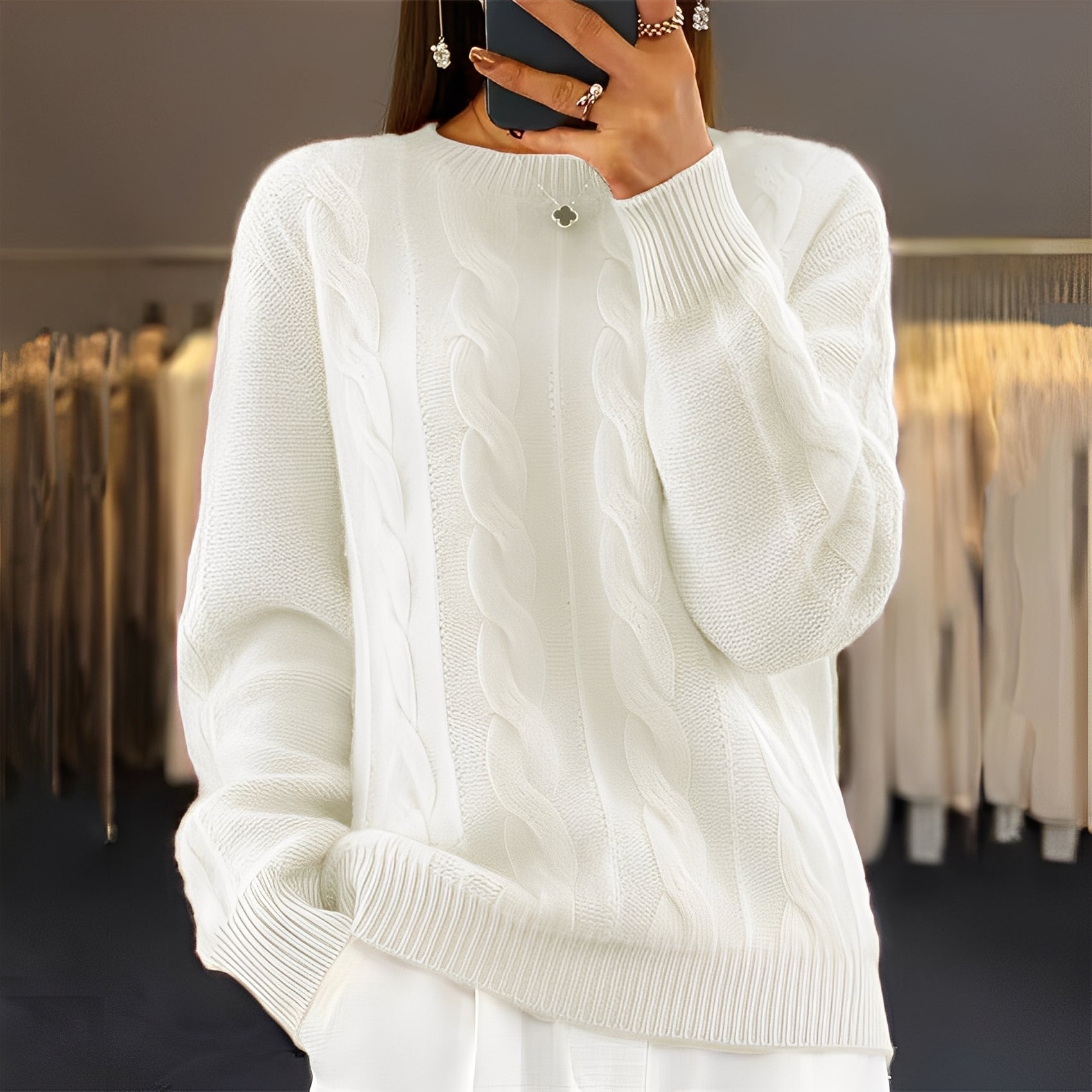 Leanne - Edler Damenpullover für alle Zeiten