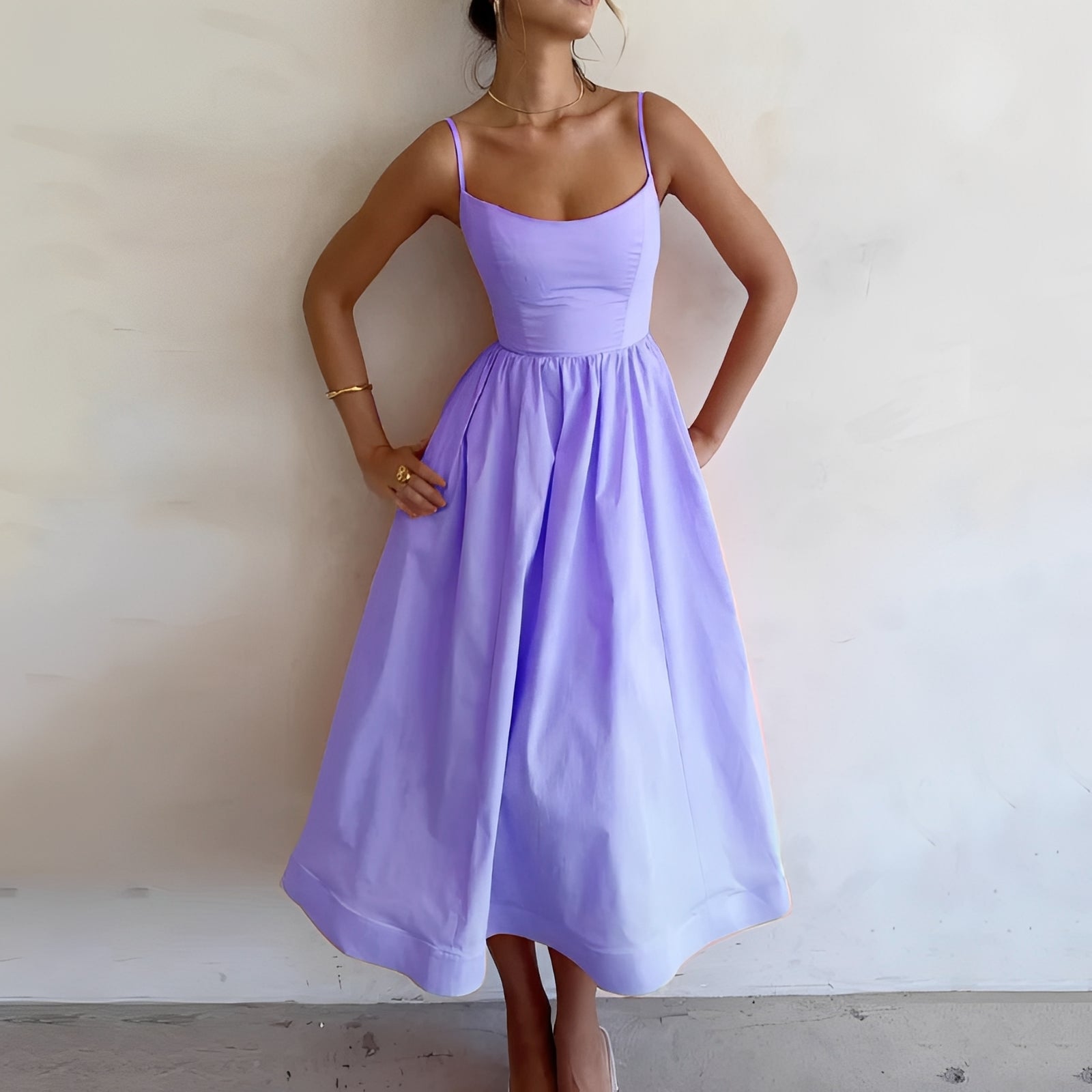 Alexia - Elegantes Midikleid mit sanftem Fall für Damen