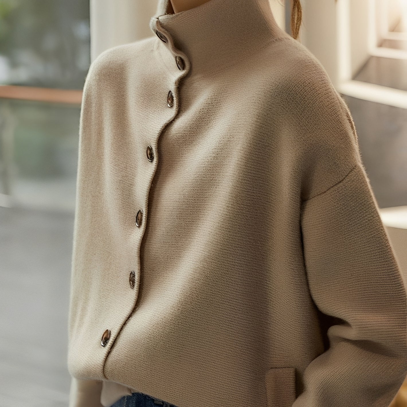 Amelia - Bequemer Rollkragenpullover für Damen