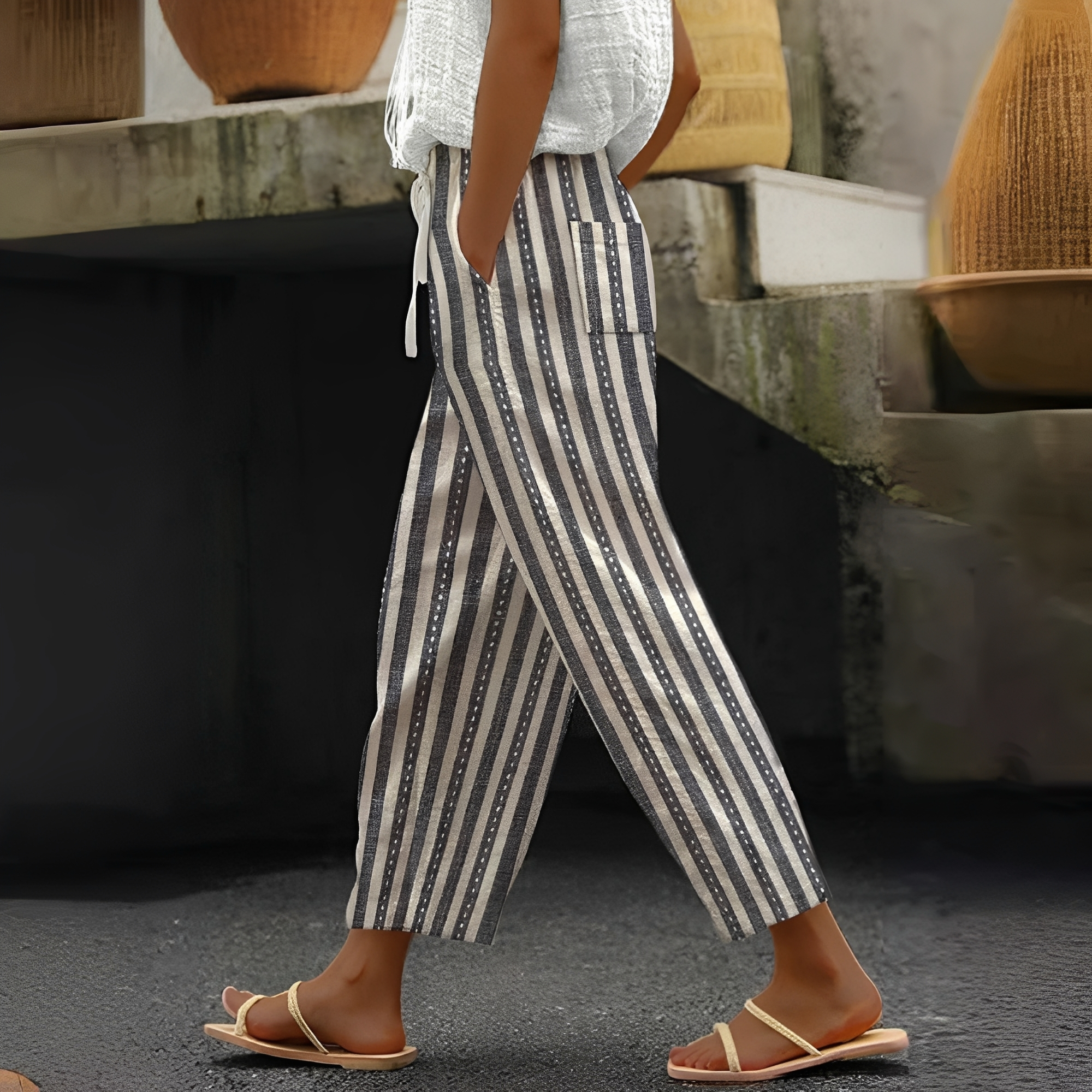 Betty - Elegante Damenhose mit Taschen