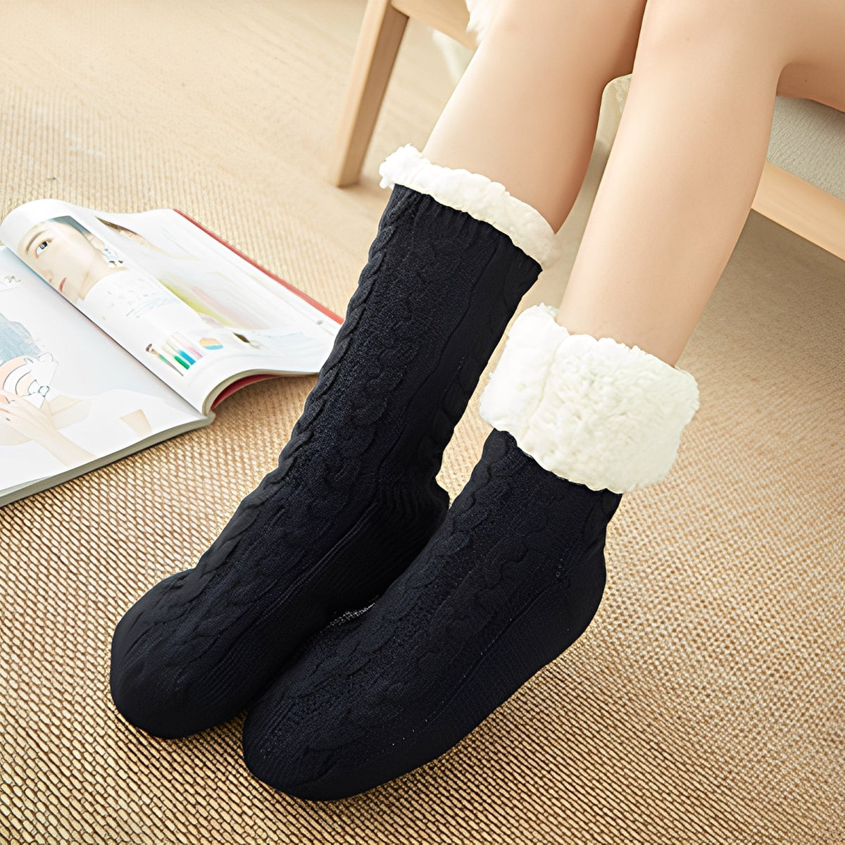 Jessica - Bequeme Damensocken für kalte Wintertage