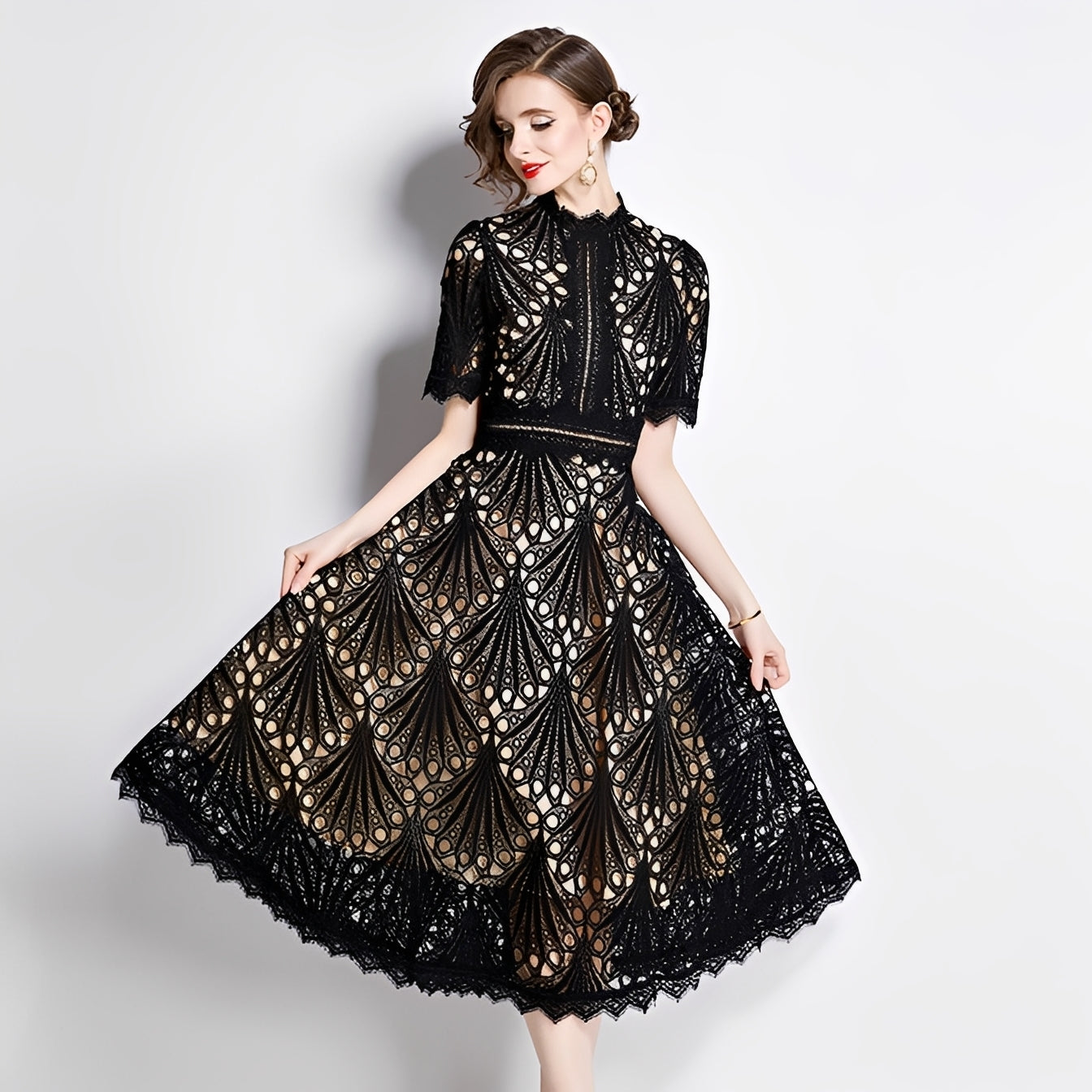 Sophia - Elegantes Midikleid für Damen