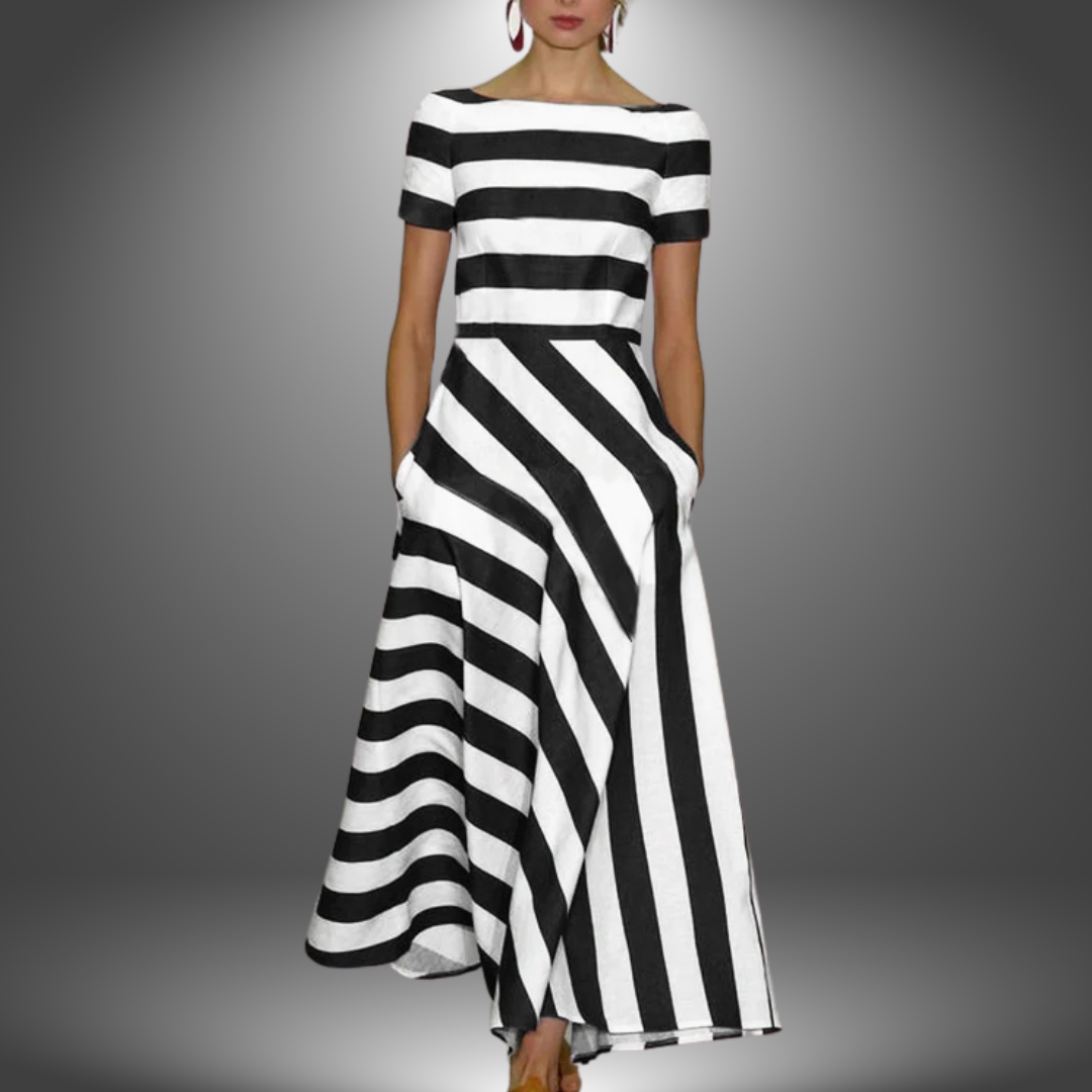 Clementine - Vielseitiges langes A-Linien-Kleid