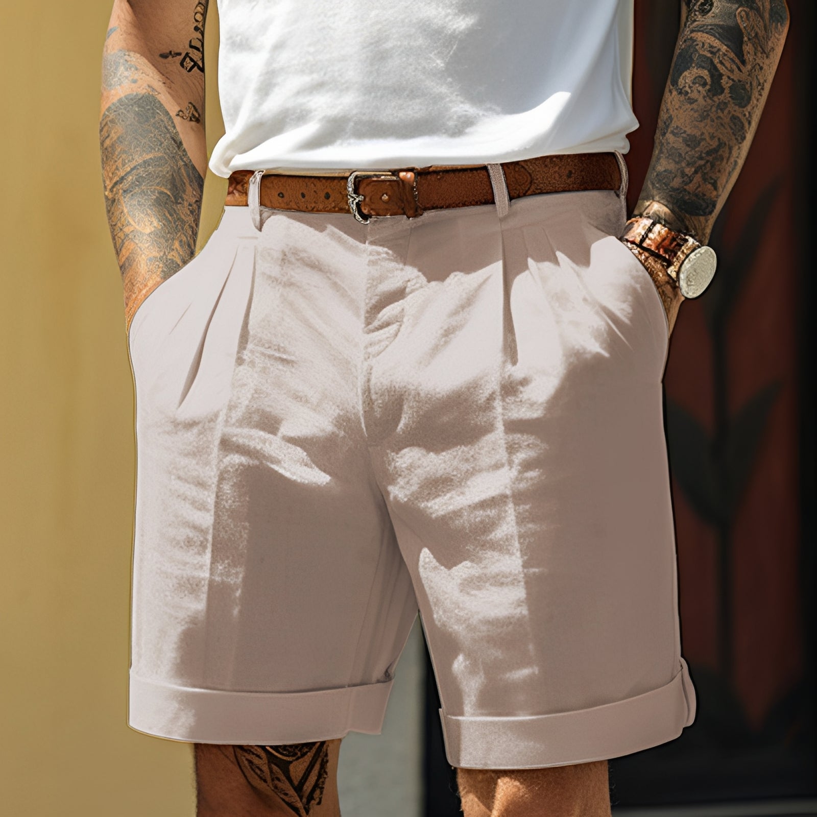 Adrian - Herren-Shorts mit geradem, legerem Design