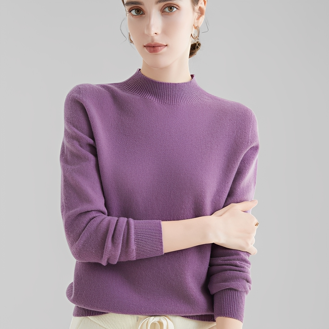 Chrystellene – Komfortabler Damen-Rollkragenpullover