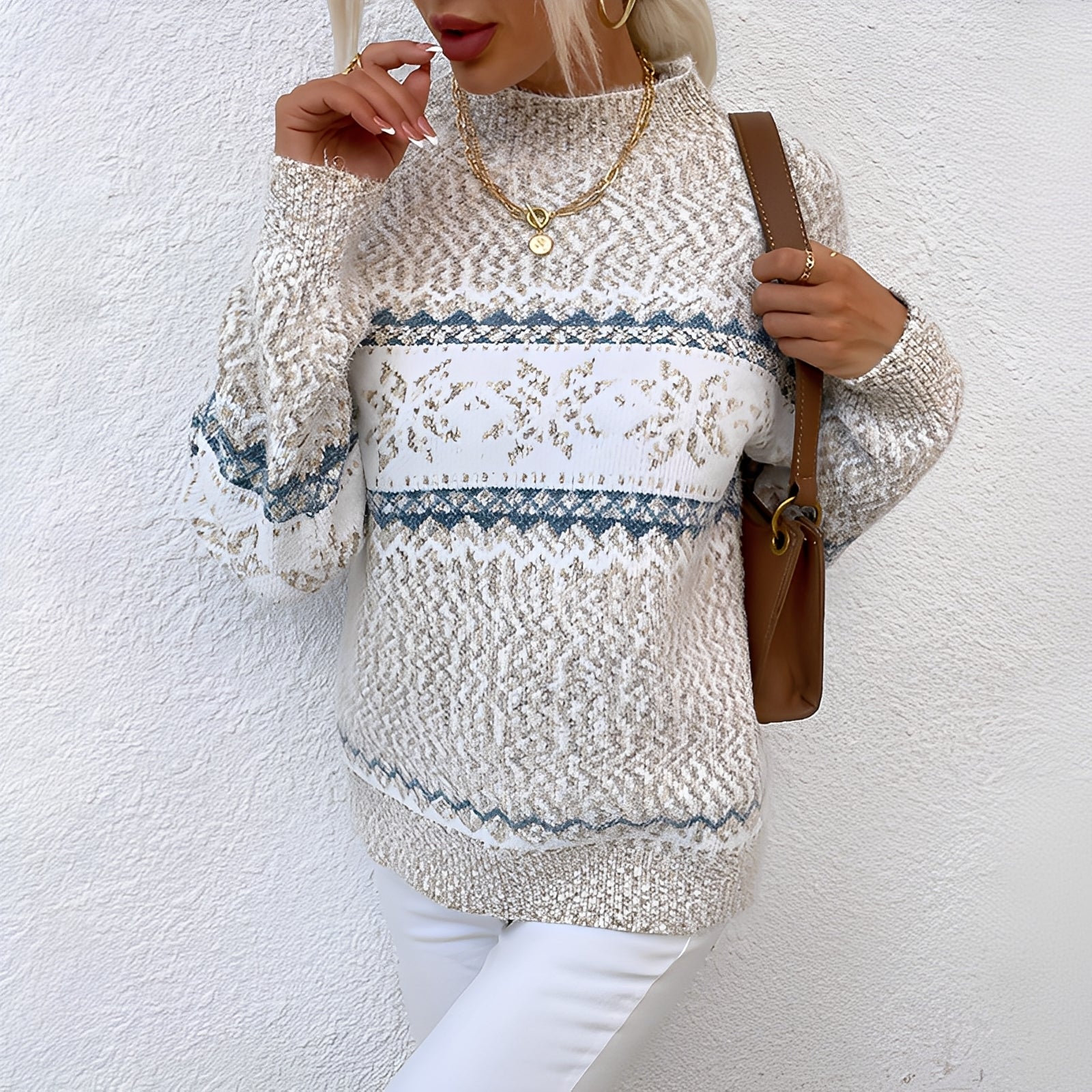 Joselyne – Eleganter Damenwinterpullover