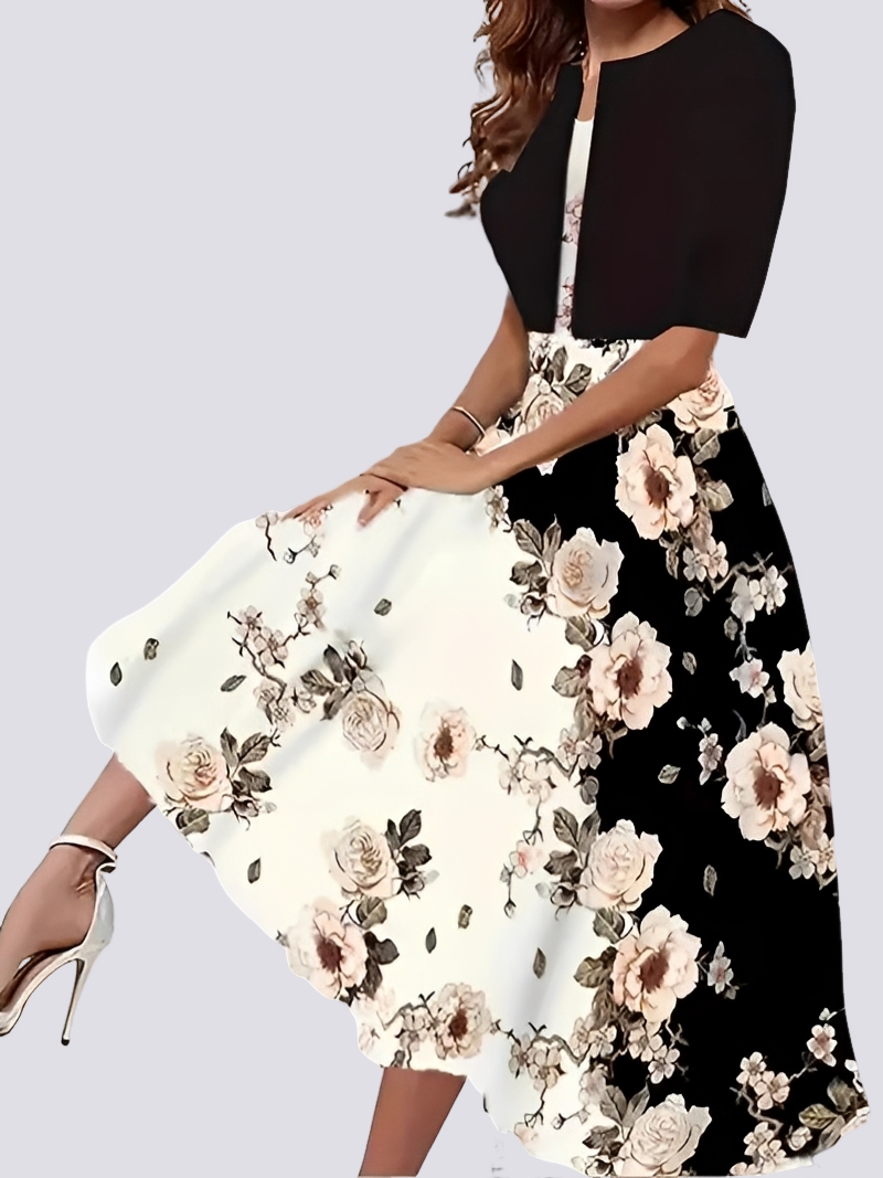 Jessica - Elegantes zweiteiliges Set mit langem Kleid für Damen