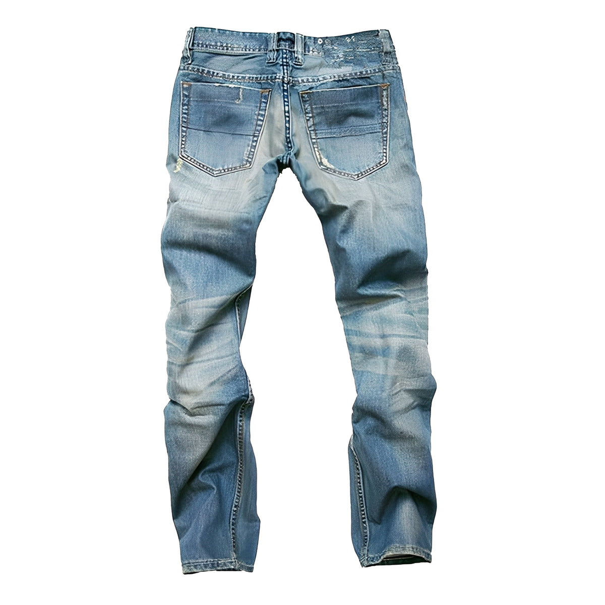 Kaleb - Klassische Jeans mit eingearbeitetem Used-Look