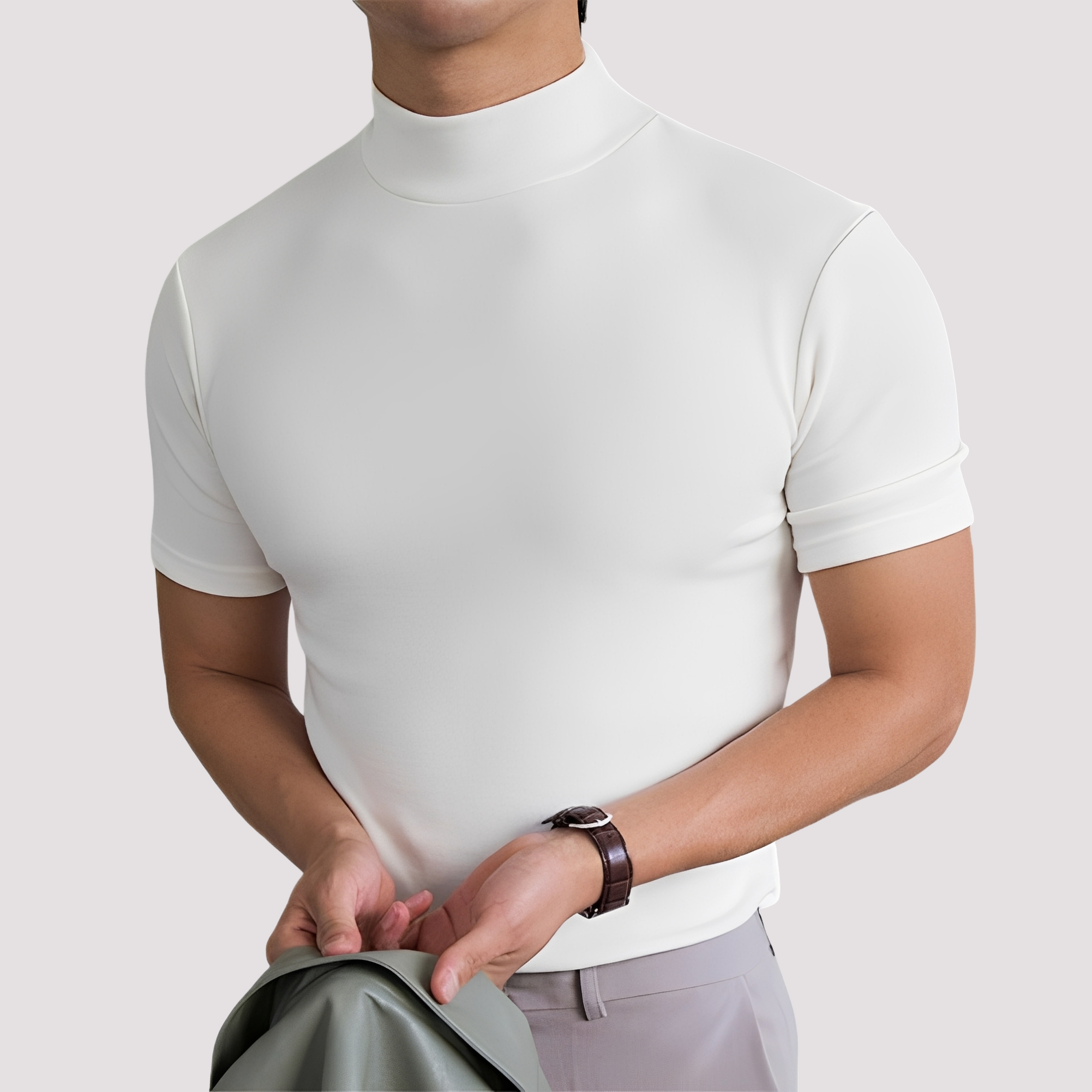 Alfie - Schickes und tailliertes T-Shirt für Männer