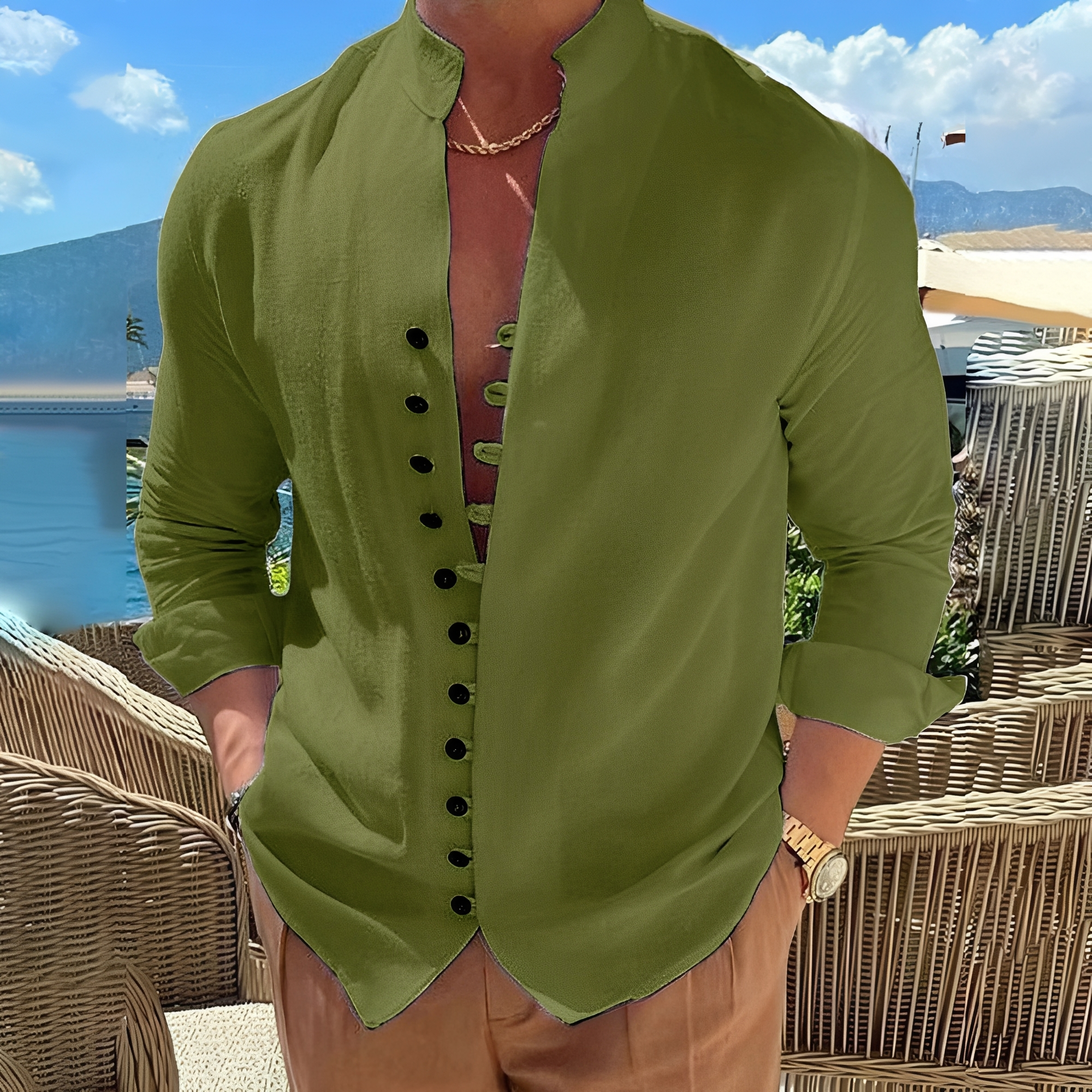 Dexter - Komfortables, entspanntes Herren-Langarmshirt