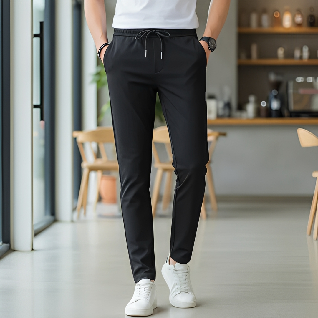 Eunald - Gerade geschnittene trendige Freizeithose für Männer