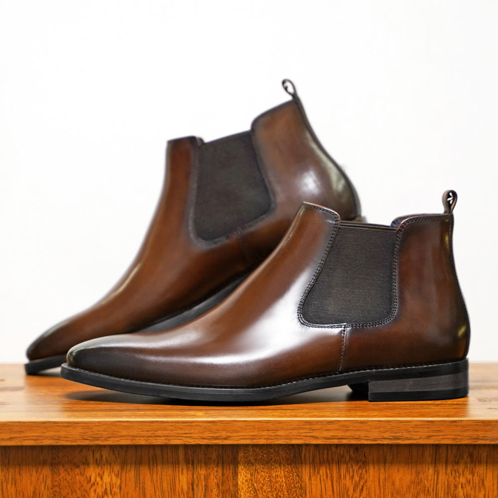 Jeremy - Formale Chelsea-Stiefel aus Leder für Herren