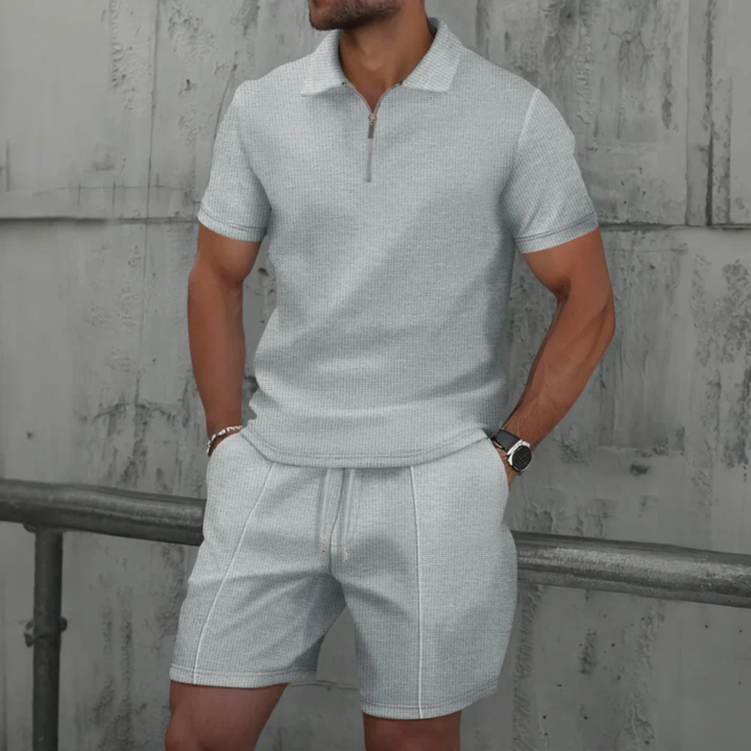 Zephyr - Herren Baumwolle Ko-ord Set im lockeren Stil