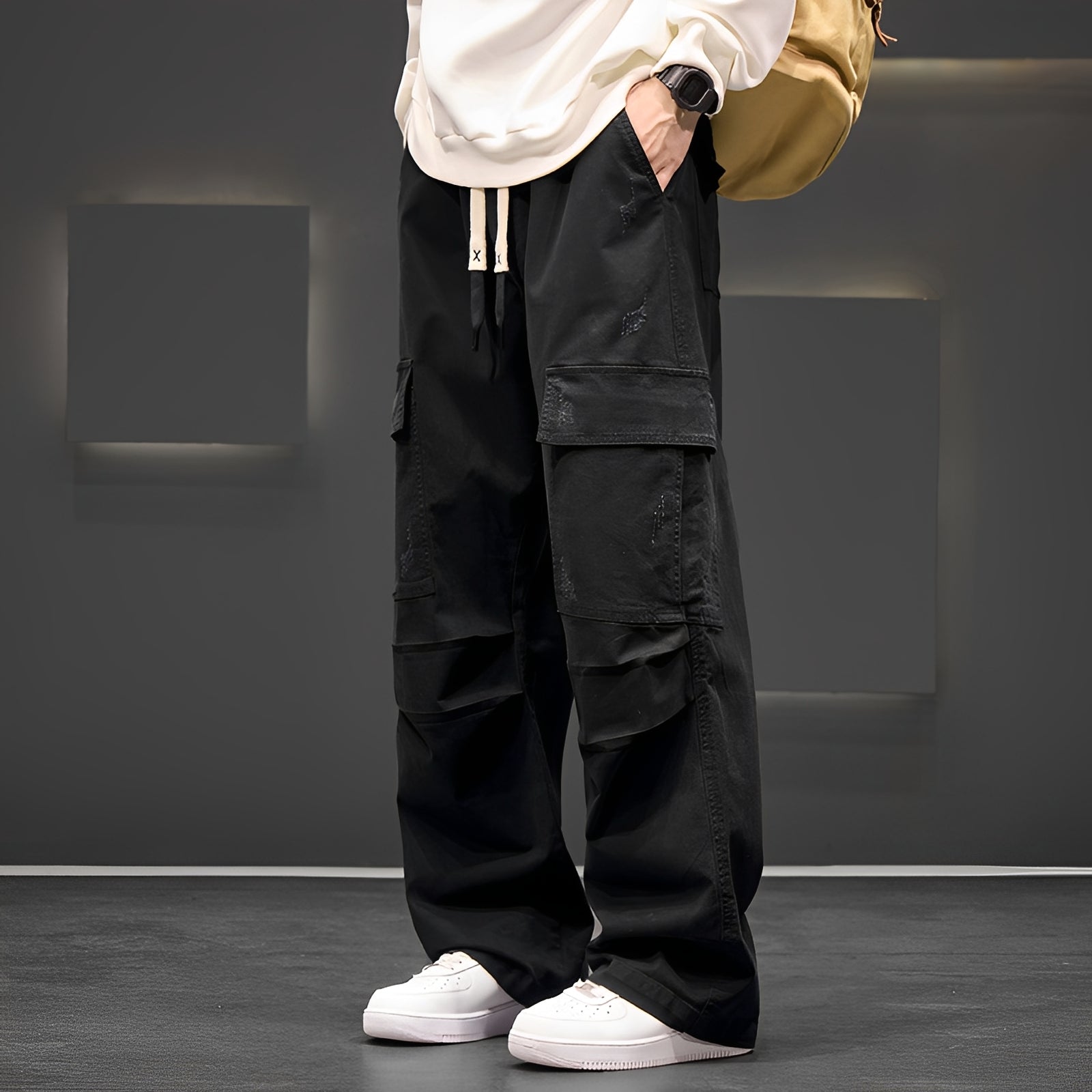Sam - Trendige, gerade Herrenhose mit Taschen