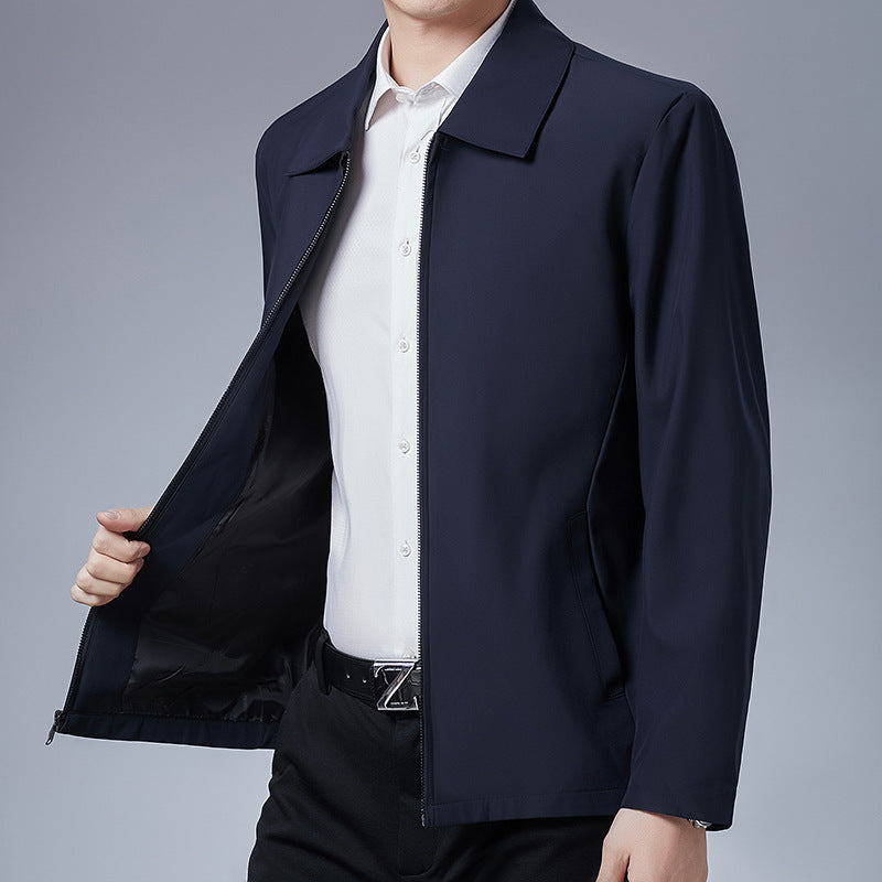 Patrick - Herrenjacke mit lockerem Reverskragen im formellen Stil