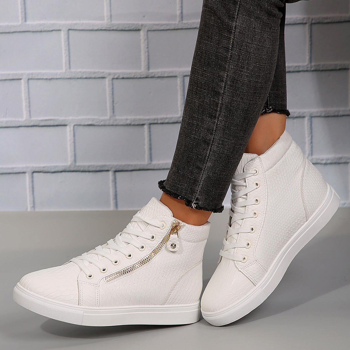 Daniella - Stylische Damensneaker mit Reißverschluss