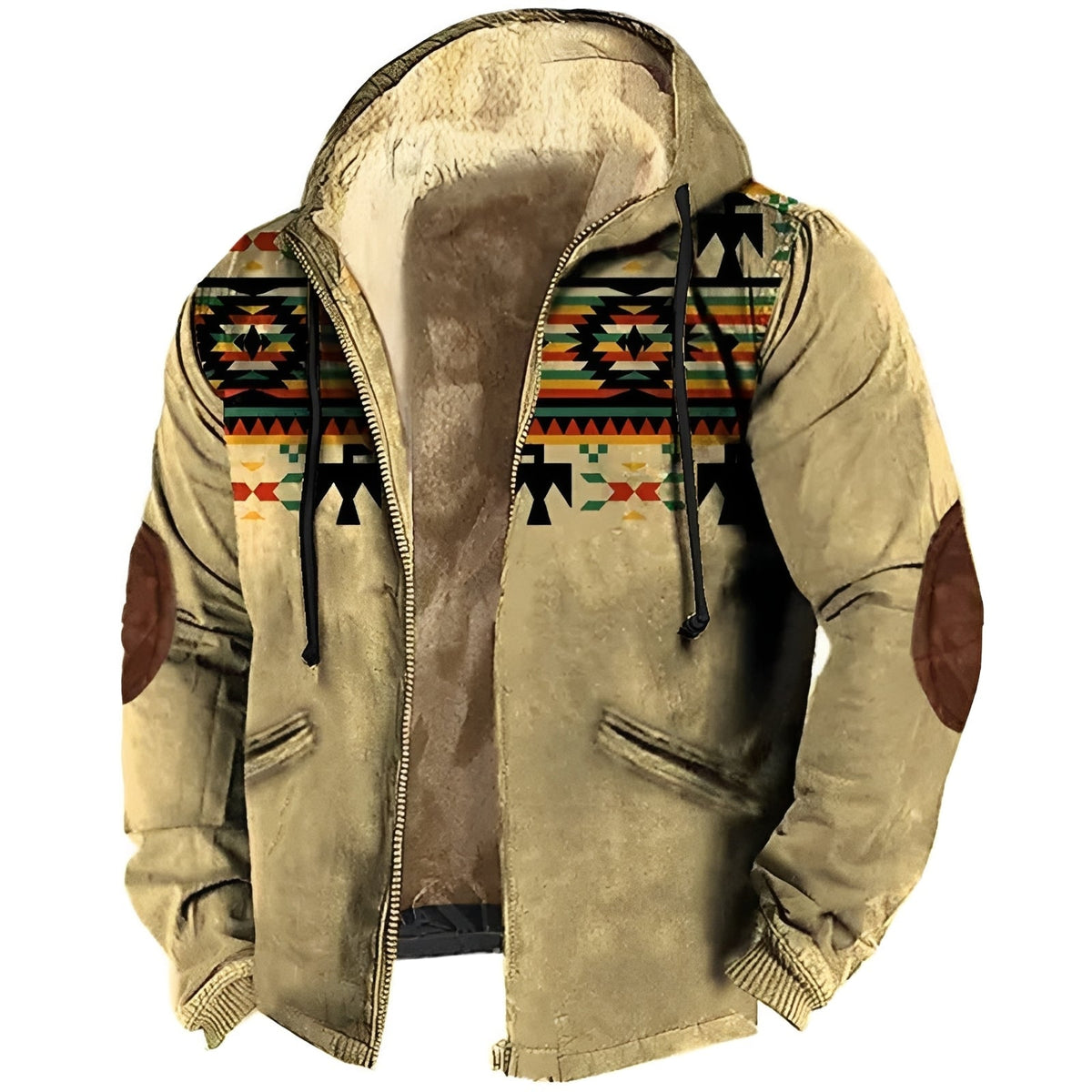 Edwin - Moderner Herren-Hoodie mit ethnischem Muster