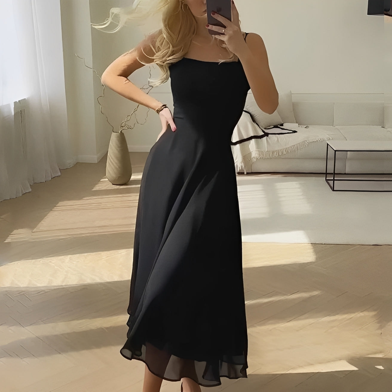 Darcie - Legeres ärmelloses Damenkleid
