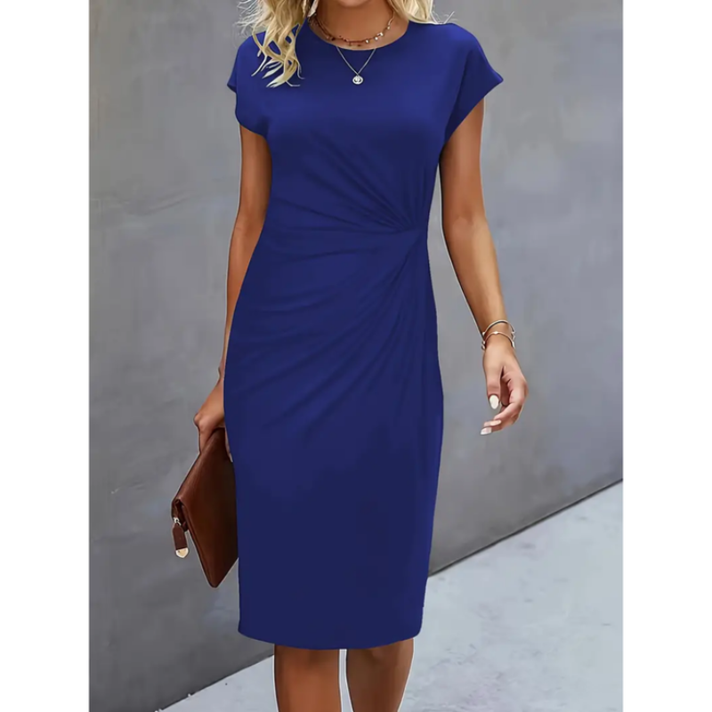 Elina – Formales Damenkleid mit kurzen Ärmeln