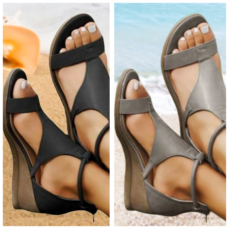 Anne – Ledersandalen mit Absatz