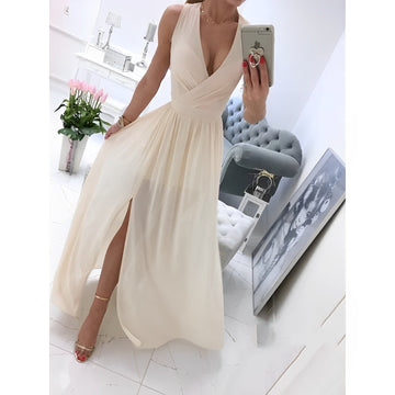Ärmelloses Damen-Maxikleid