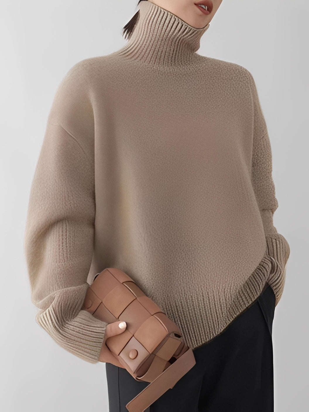 Adrienne – Eleganter Rollkragenpullover