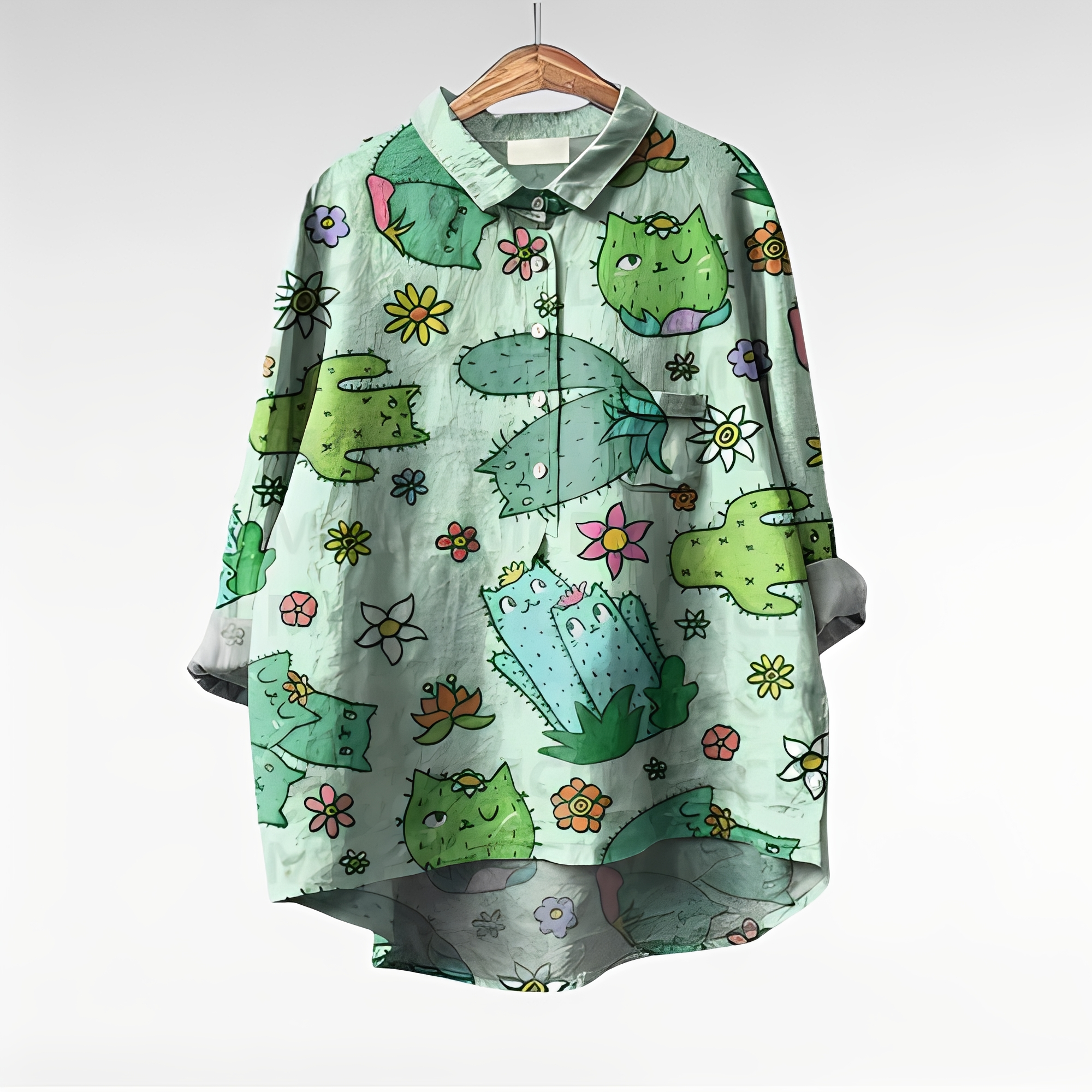 Mecah - Stilvolle Damenblusen mit Blumenprint