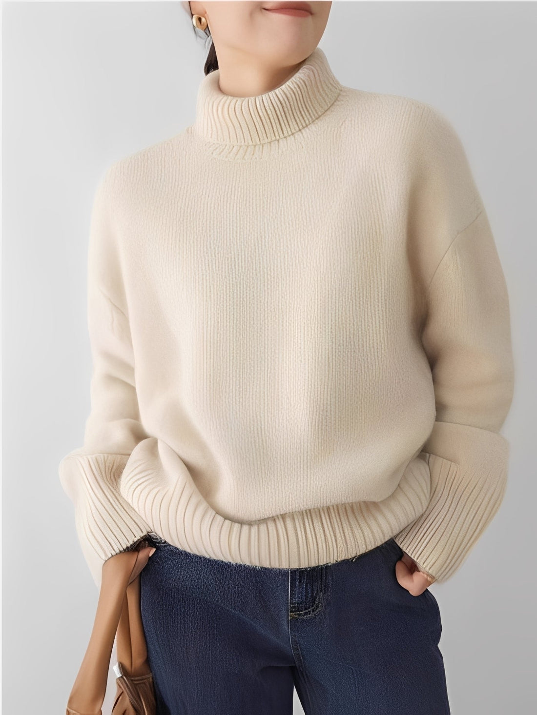 Adrienne – Eleganter Rollkragenpullover