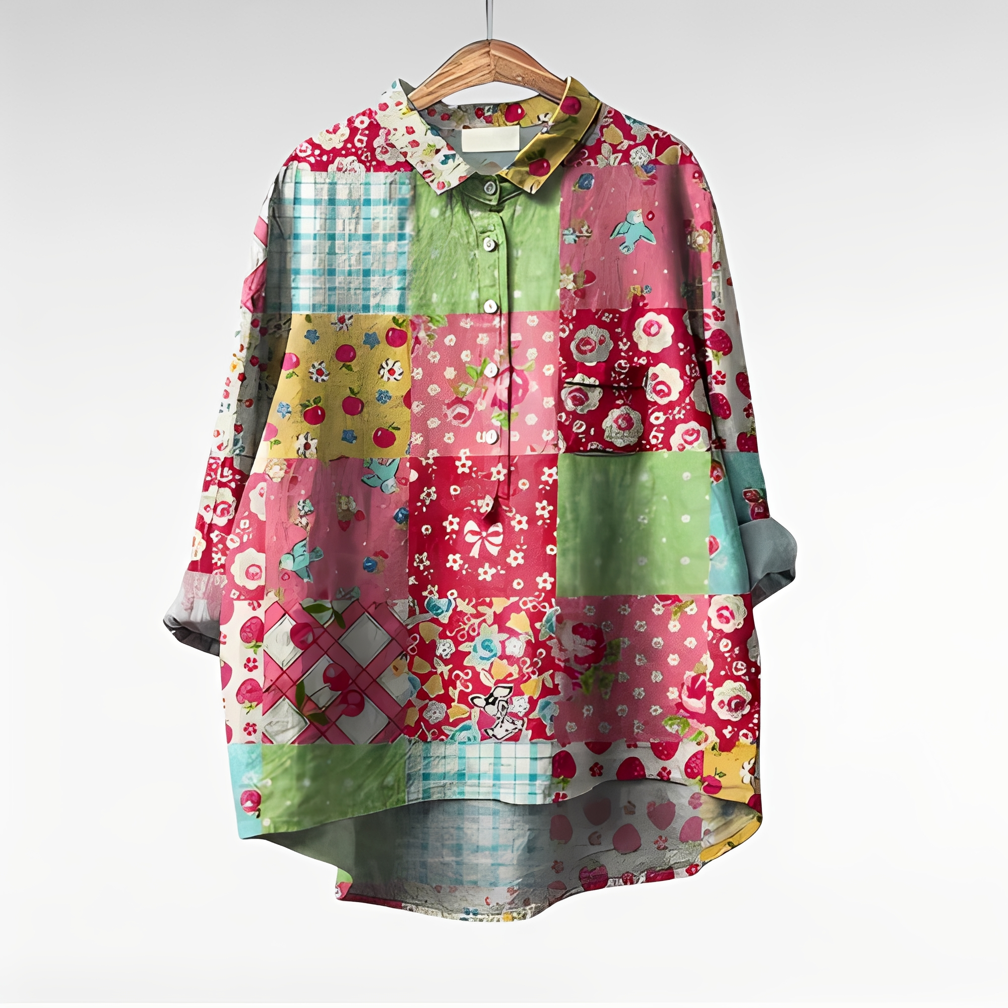 Mecah - Stilvolle Damenblusen mit Blumenprint